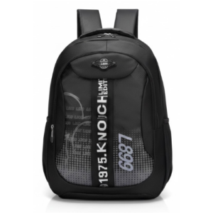 Mochila Escolar Masculina Casual Resistente Estampa Urbana - A62#