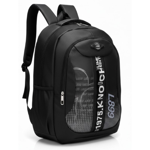 Mochila Escolar Masculina Casual Resistente Estampa Urbana - A62# - Imagem 2